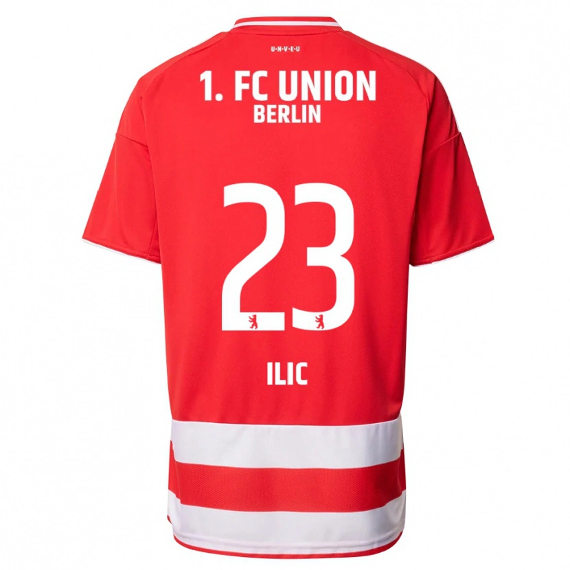 Danxen Kid Andrej Ilic #23 Red White Home Jersey 2025/26 T-Shirt