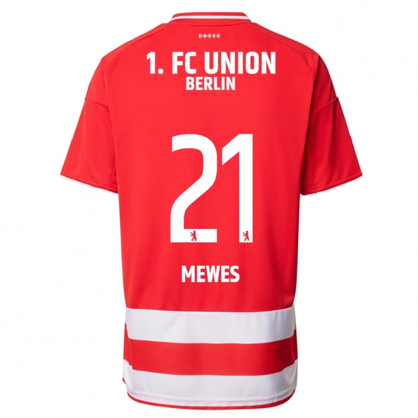 Danxen Kid Gennaro Mewes #21 Red White Home Jersey 2025/26 T-Shirt