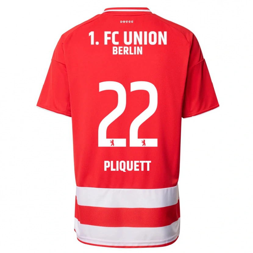 Danxen Kid Bruno Pliquett #22 Red White Home Jersey 2025/26 T-Shirt
