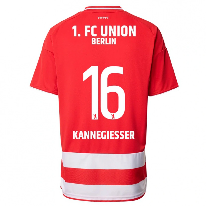 Danxen Kid Tom Kannegießer #16 Red White Home Jersey 2025/26 T-Shirt