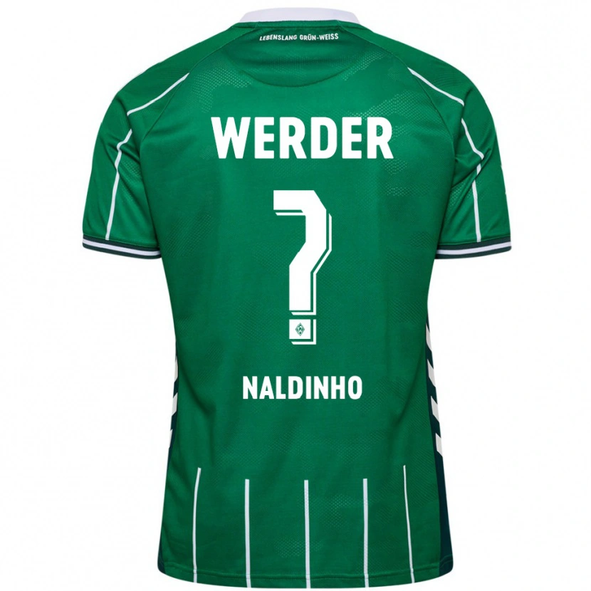 Danxen Kid Naldinho #0 Green White Home Jersey 2025/26 T-Shirt