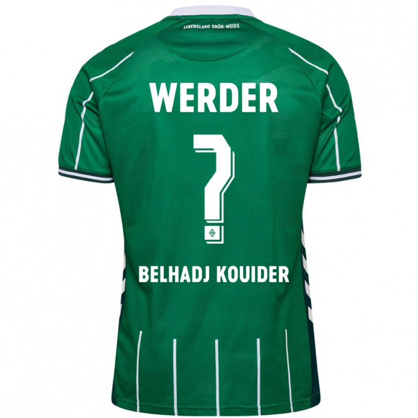 Danxen Kid Mahfoud Belhadj Kouider #0 Green White Home Jersey 2025/26 T-Shirt