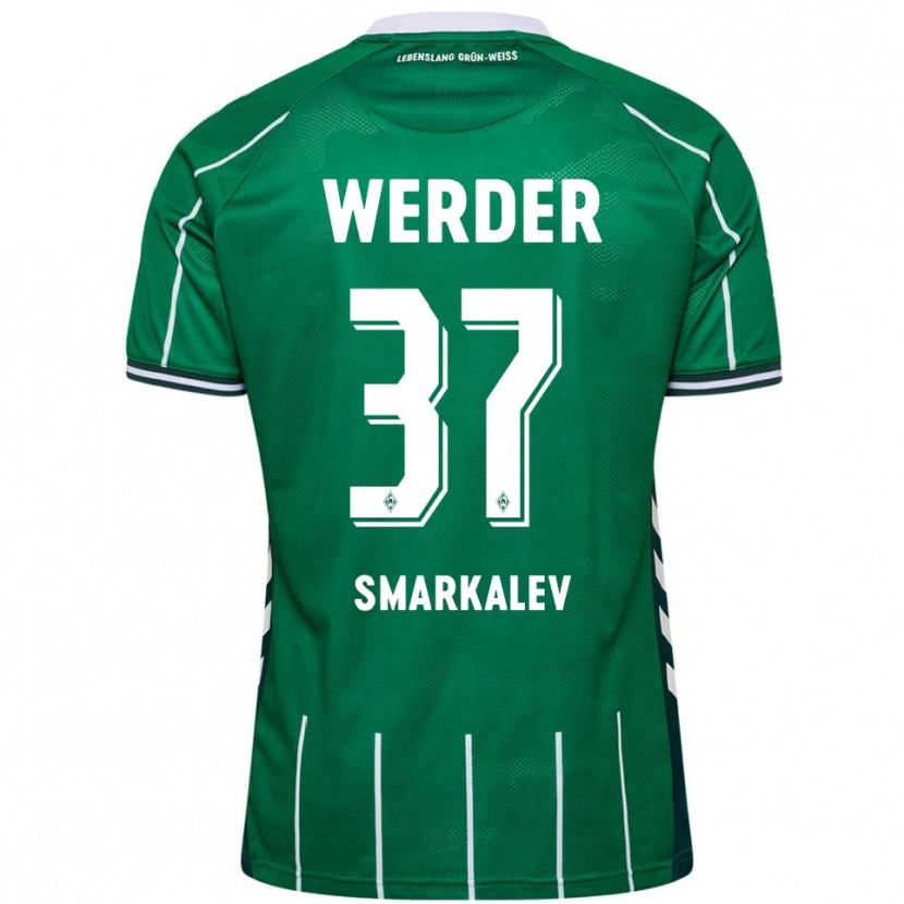 Danxen Kid Stefan Smarkalev #37 Green White Home Jersey 2025/26 T-Shirt