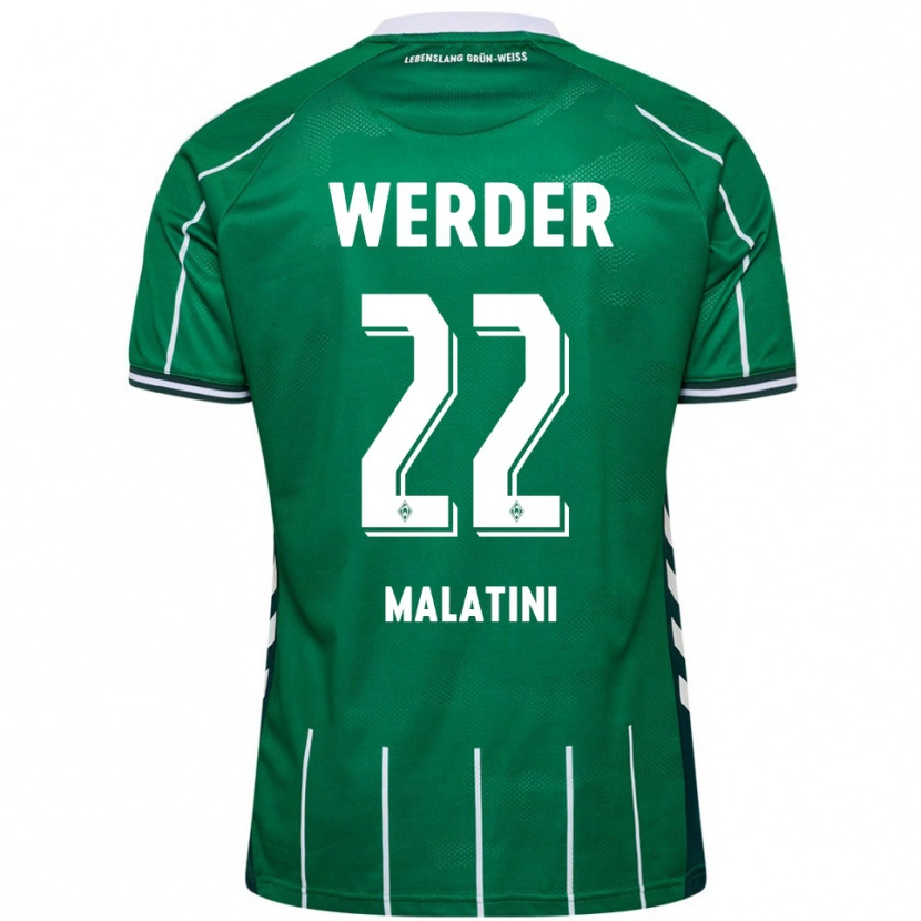 Danxen Kid Julián Malatini #22 Green White Home Jersey 2025/26 T-Shirt
