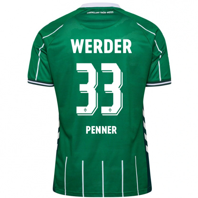 Danxen Kid Maria Penner #33 Green White Home Jersey 2025/26 T-Shirt
