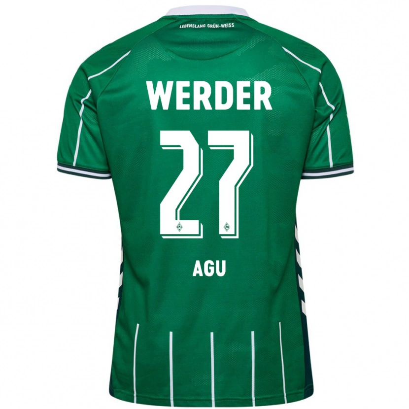 Danxen Kid Felix Agu #27 Green White Home Jersey 2025/26 T-Shirt