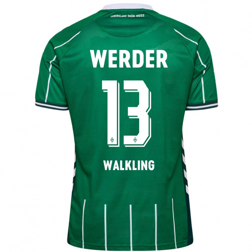 Danxen Kid Ricarda Walkling #13 Green White Home Jersey 2025/26 T-Shirt