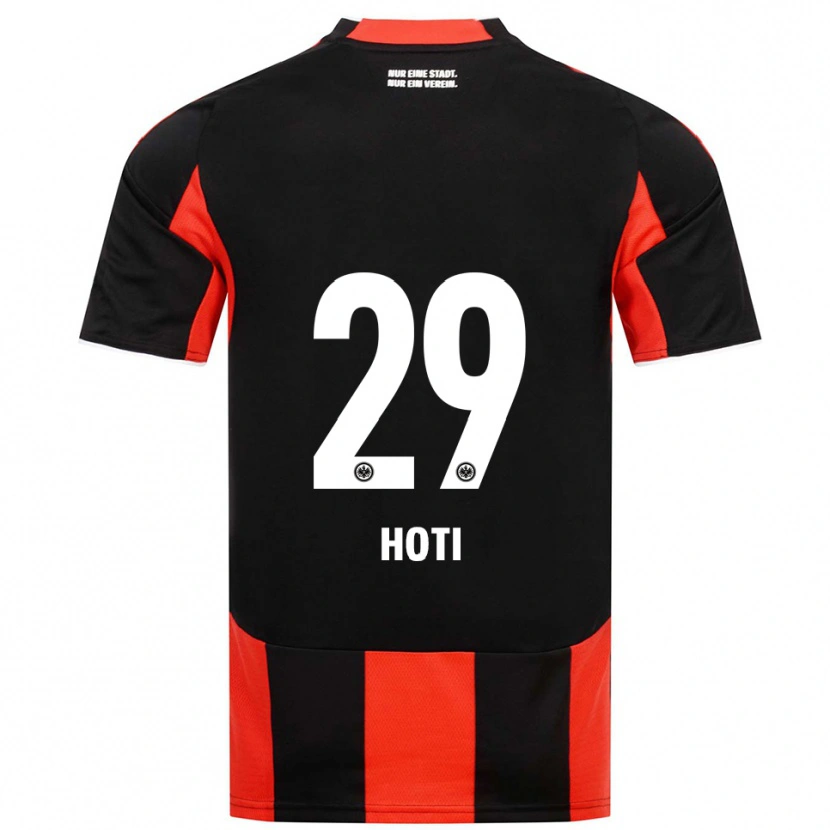 Danxen Kid Leart Hoti #29 Black Red Home Jersey 2025/26 T-Shirt