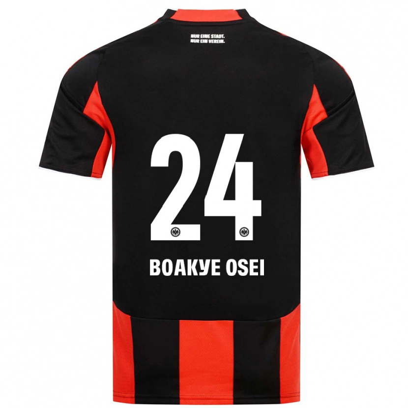 Danxen Kid Derek Boakye Osei #24 Black Red Home Jersey 2025/26 T-Shirt