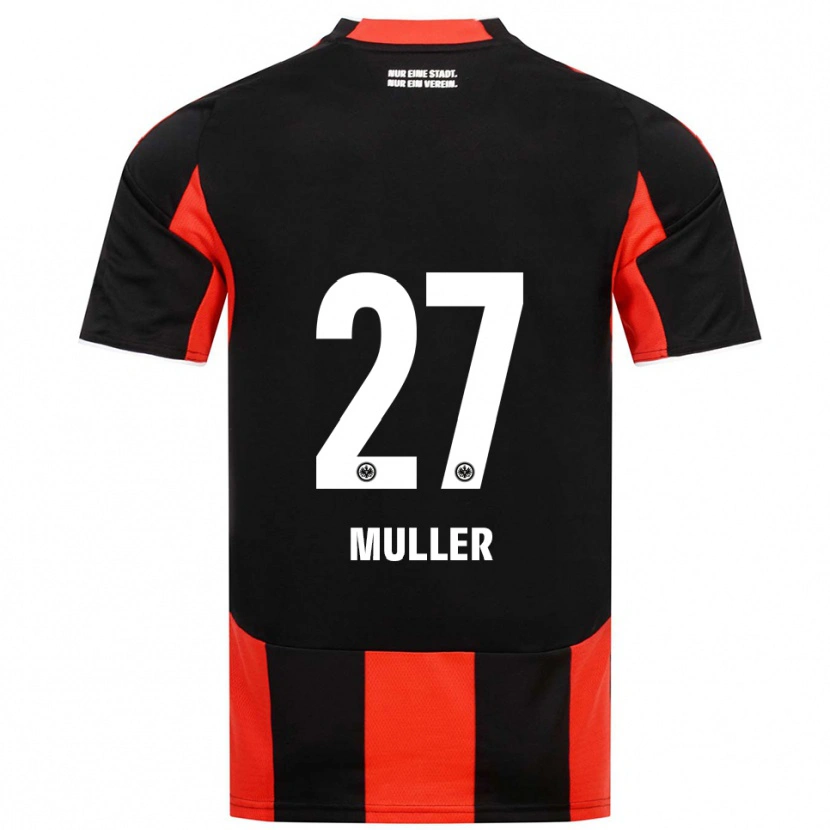 Danxen Kid Mark Müller #27 Black Red Home Jersey 2025/26 T-Shirt