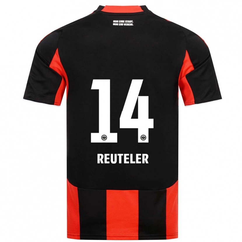 Danxen Kid Géraldine Reuteler #14 Black Red Home Jersey 2025/26 T-Shirt
