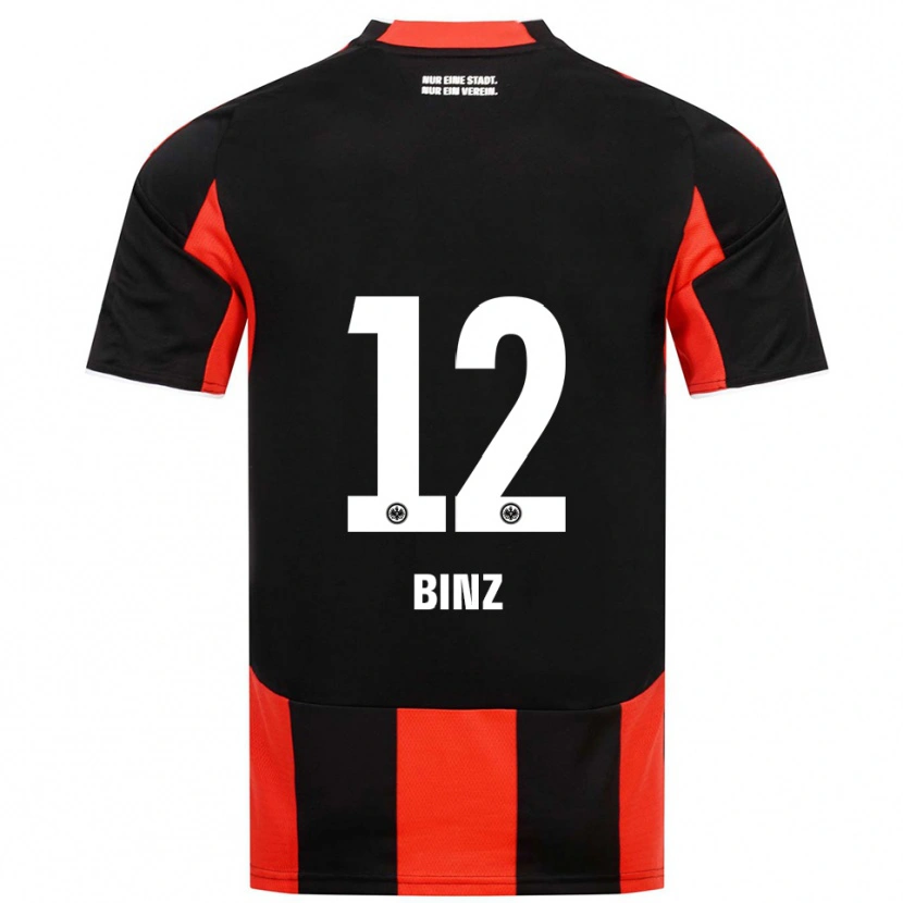 Danxen Kid Sam Binz #12 Black Red Home Jersey 2025/26 T-Shirt