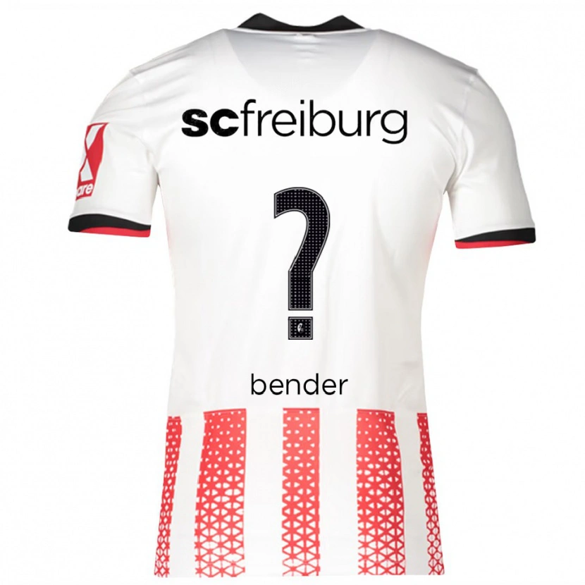 Danxen Kid Noah Bender #0 White Red Home Jersey 2025/26 T-Shirt