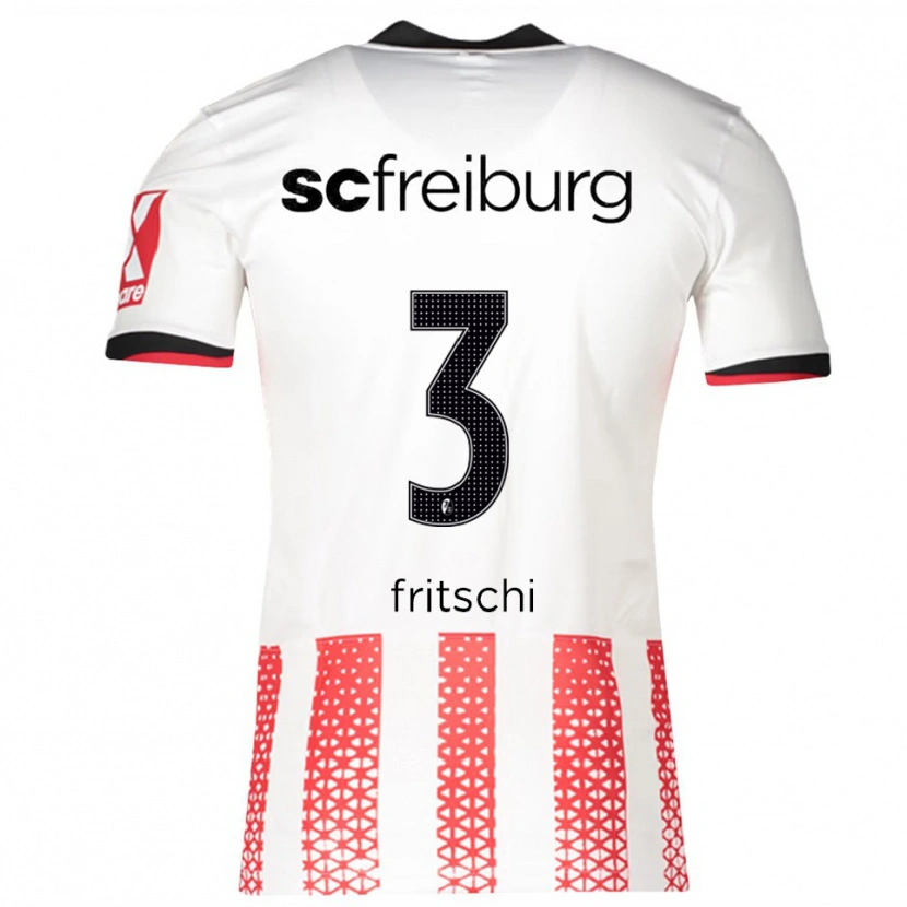Danxen Kid Emilio Fritschi #3 White Red Home Jersey 2025/26 T-Shirt