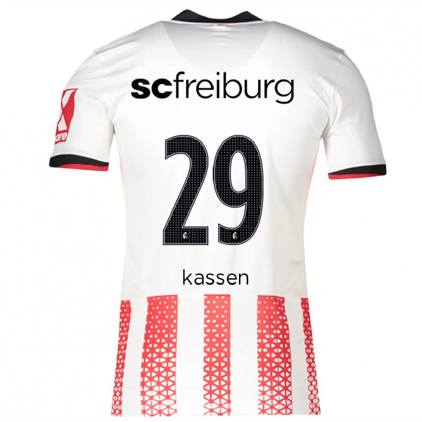 Danxen Kid Julia Kassen #29 White Red Home Jersey 2025/26 T-Shirt