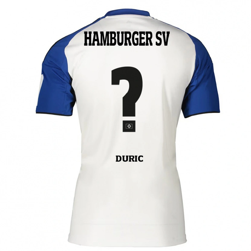 Danxen Kid Goran Duric #0 White Blue Home Jersey 2025/26 T-Shirt