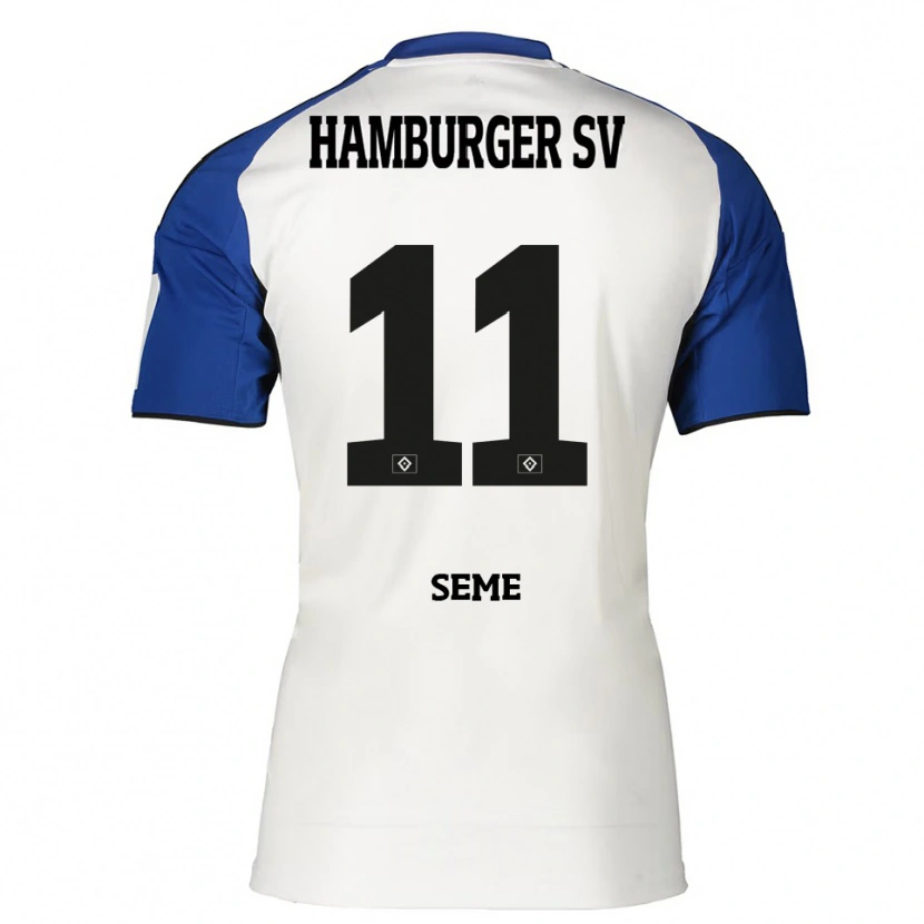 Danxen Kid Anna-Katharina Seme #11 White Blue Home Jersey 2025/26 T-Shirt