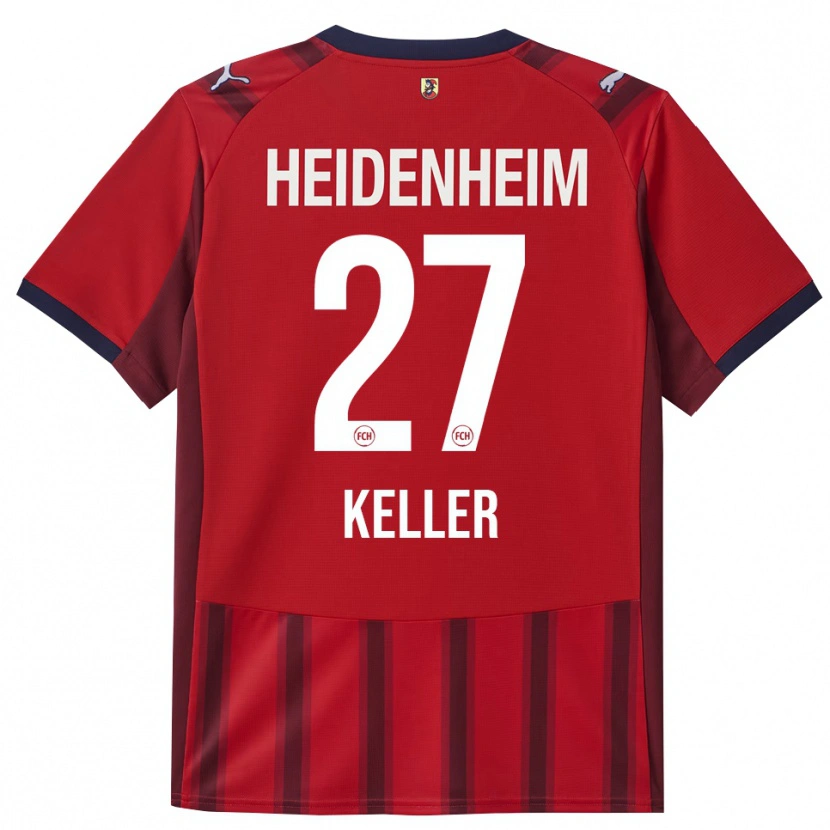 Danxen Kid Thomas Keller #27 Red Navy Home Jersey 2025/26 T-Shirt