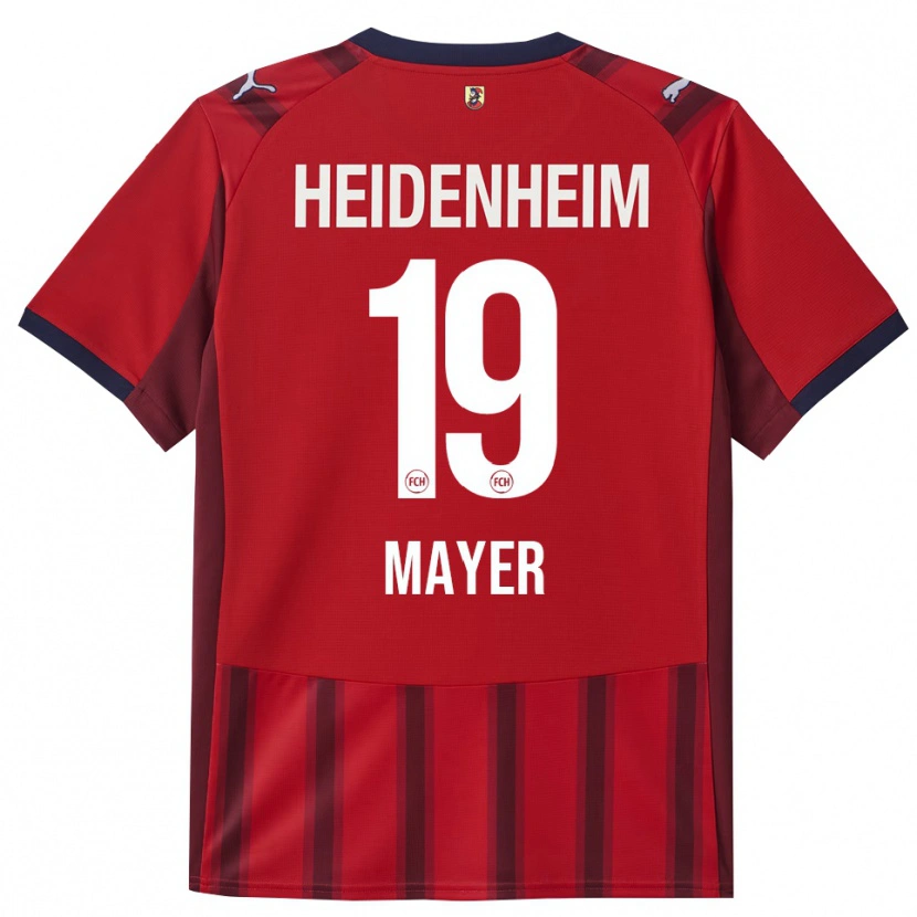 Danxen Kid Luca Mayer #19 Red Navy Home Jersey 2025/26 T-Shirt