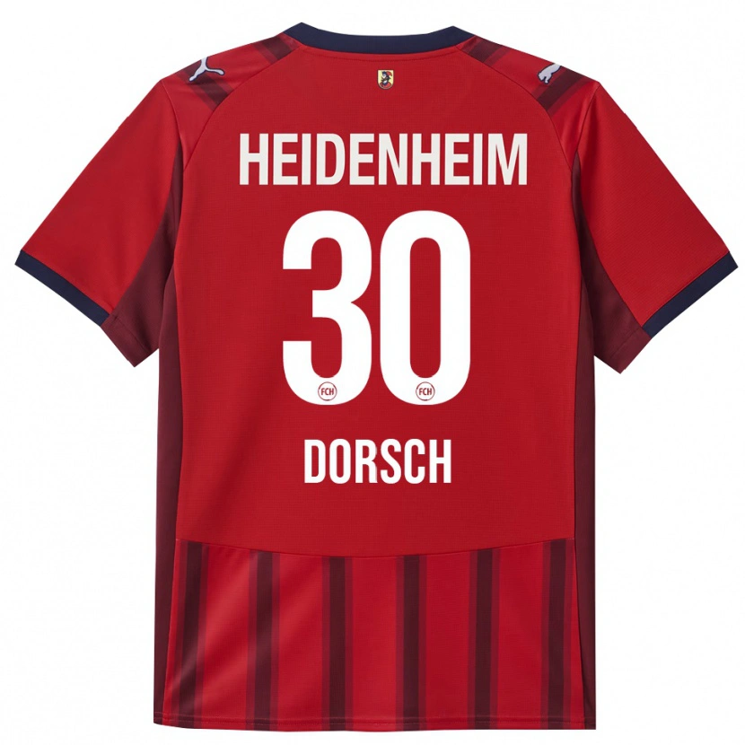 Danxen Kid Niklas Dorsch #30 Red Navy Home Jersey 2025/26 T-Shirt