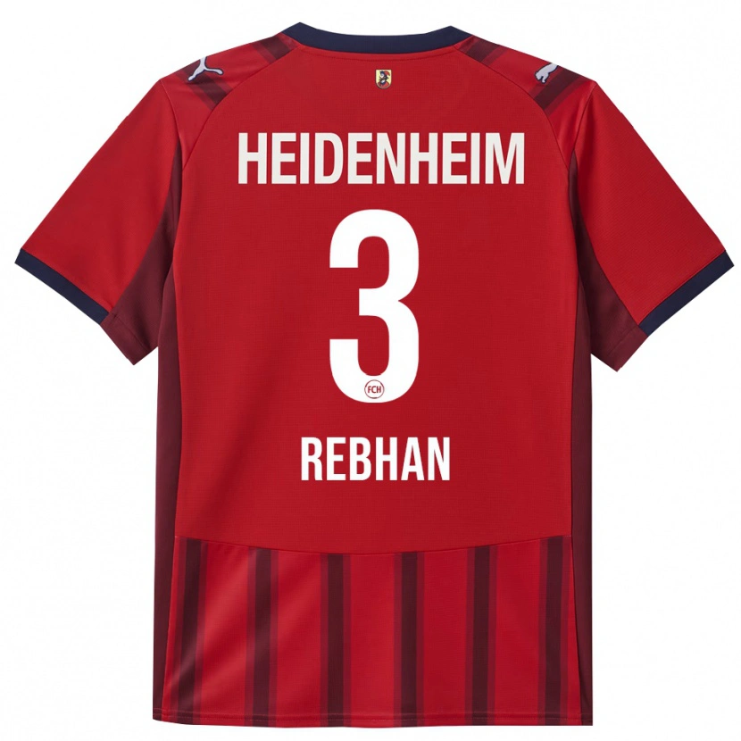 Danxen Kid Emma Rebhan #3 Red Navy Home Jersey 2025/26 T-Shirt