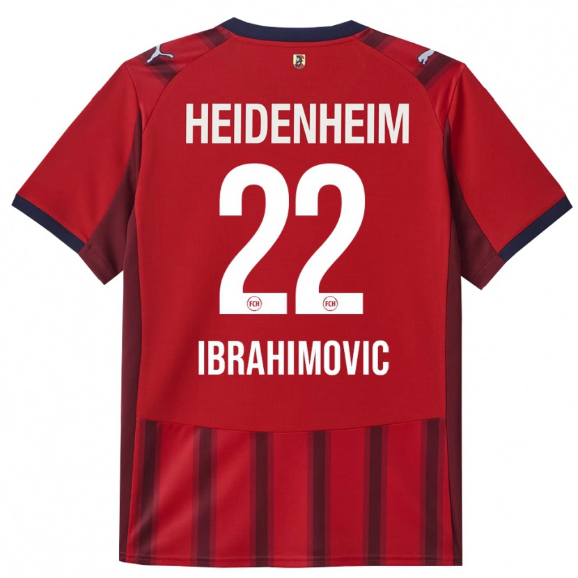 Danxen Kid Arijon Ibrahimovic #22 Red Navy Home Jersey 2025/26 T-Shirt