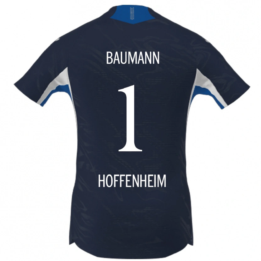 Danxen Kid Oliver Baumann #1 Navy White Home Jersey 2025/26 T-Shirt