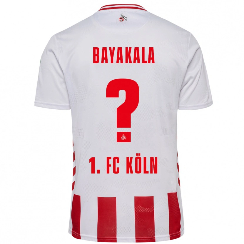 Danxen Kid Aaron Bayakala #0 White Red Home Jersey 2025/26 T-Shirt