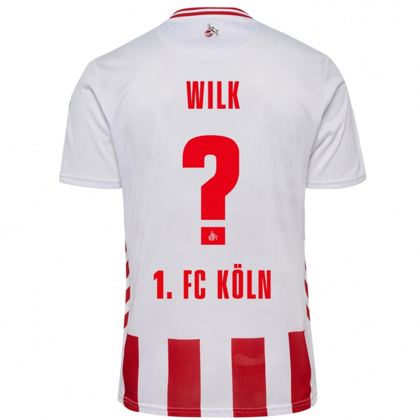 Danxen Kid Emil Wilk #0 White Red Home Jersey 2025/26 T-Shirt