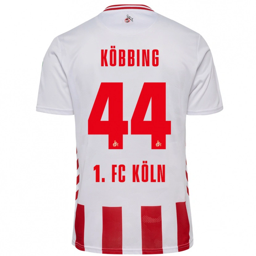 Danxen Kid Matthias Köbbing #44 White Red Home Jersey 2025/26 T-Shirt