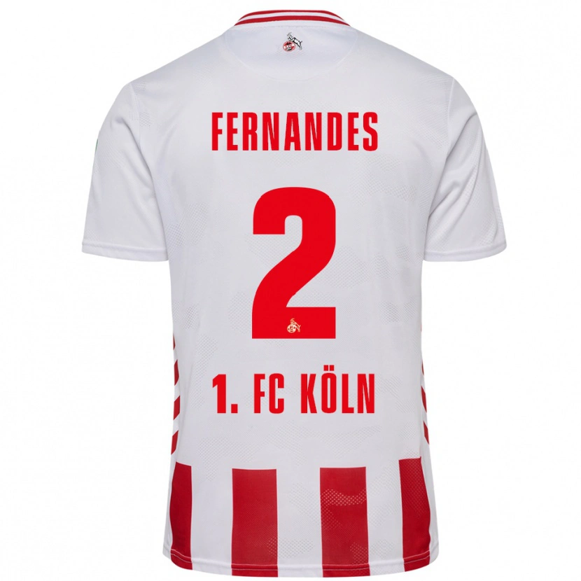 Danxen Kid Tyron Fernandes #2 White Red Home Jersey 2025/26 T-Shirt