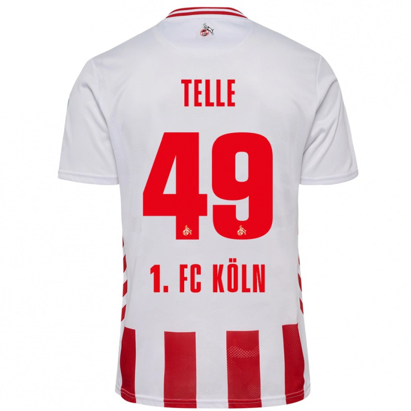 Danxen Kid Neo Telle #49 White Red Home Jersey 2025/26 T-Shirt