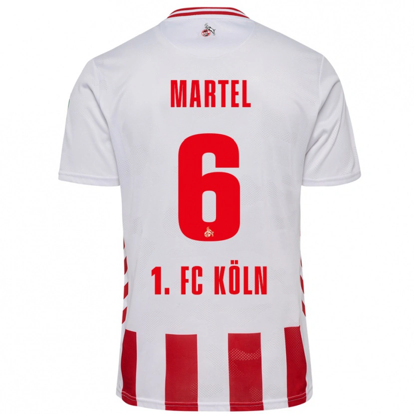 Danxen Kid Eric Martel #6 White Red Home Jersey 2025/26 T-Shirt