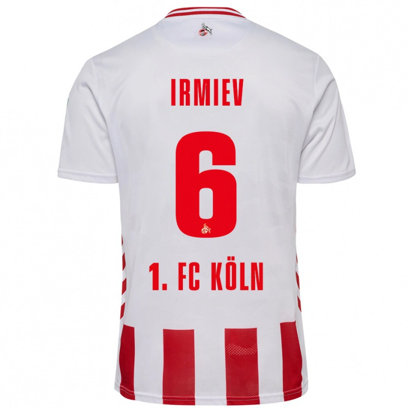 Danxen Kid Kristiyan Irmiev #6 White Red Home Jersey 2025/26 T-Shirt