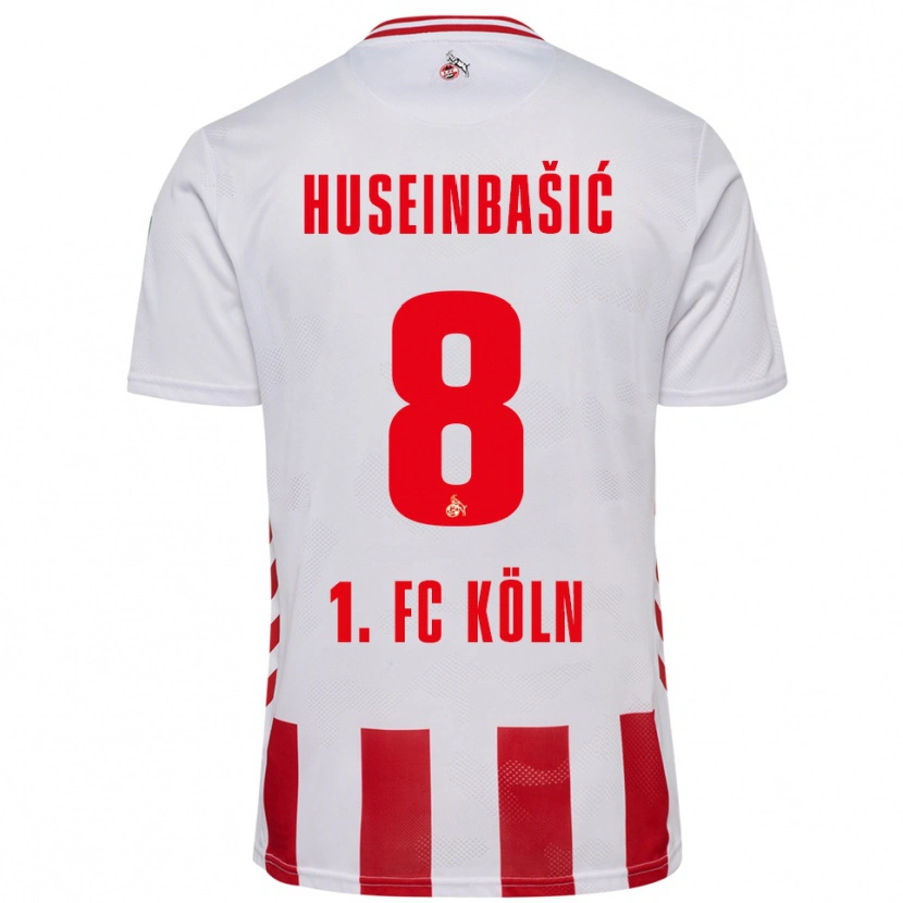 Danxen Kid Denis Huseinbasic #8 White Red Home Jersey 2025/26 T-Shirt