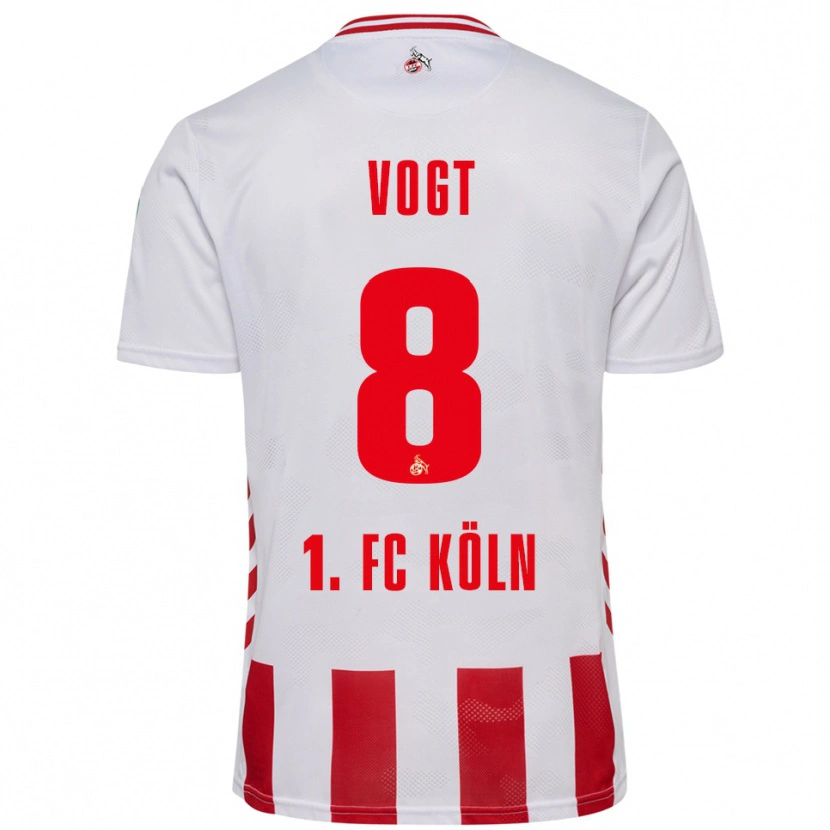 Danxen Kid Laura Vogt #8 White Red Home Jersey 2025/26 T-Shirt