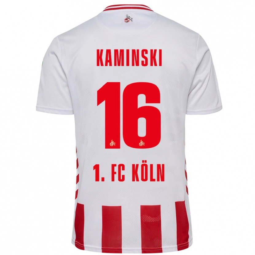 Danxen Kid Jakub Kaminski #16 White Red Home Jersey 2025/26 T-Shirt