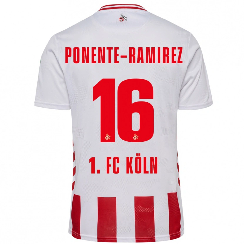 Danxen Kid Jason Ponente-Ramirez #16 White Red Home Jersey 2025/26 T-Shirt