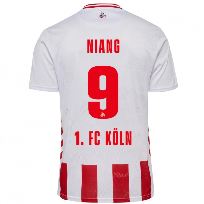 Danxen Kid Youssoupha Niang #9 White Red Home Jersey 2025/26 T-Shirt