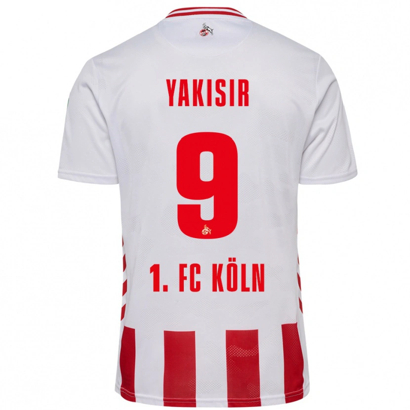 Danxen Kid Emir-Ahmet Yakisir #9 White Red Home Jersey 2025/26 T-Shirt