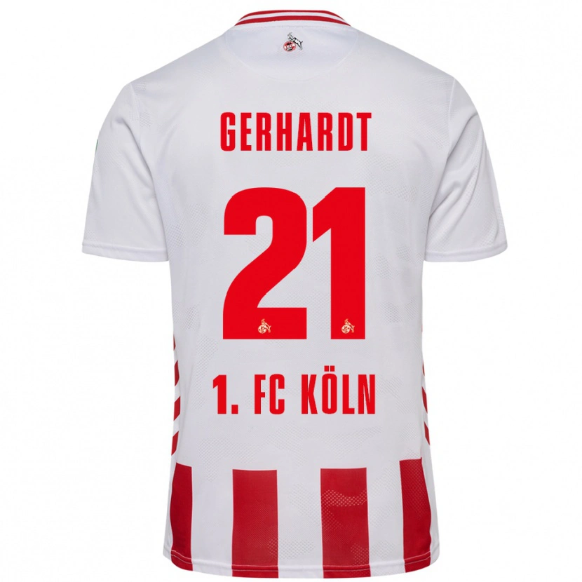 Danxen Kid Anna Gerhardt #21 White Red Home Jersey 2025/26 T-Shirt