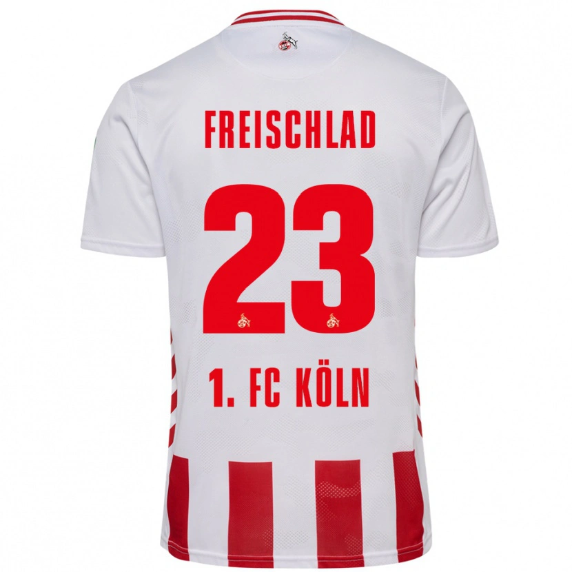 Danxen Kid Yannick Freischlad #23 White Red Home Jersey 2025/26 T-Shirt