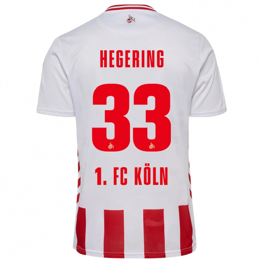 Danxen Kid Marina Hegering #33 White Red Home Jersey 2025/26 T-Shirt