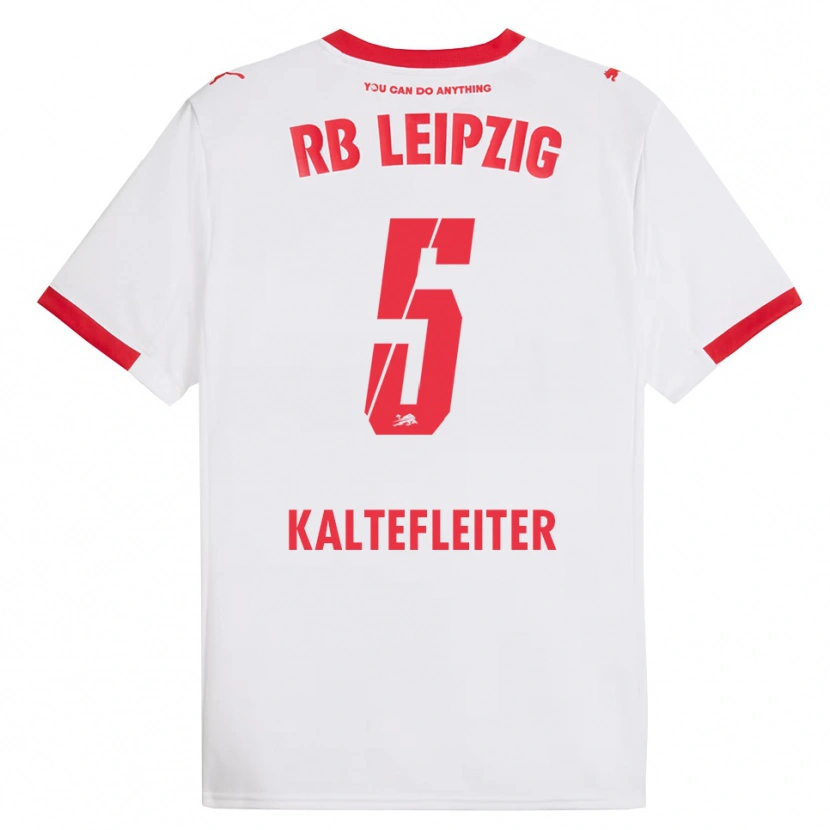 Danxen Kid Benno Kaltefleiter #5 White Red Home Jersey 2025/26 T-Shirt