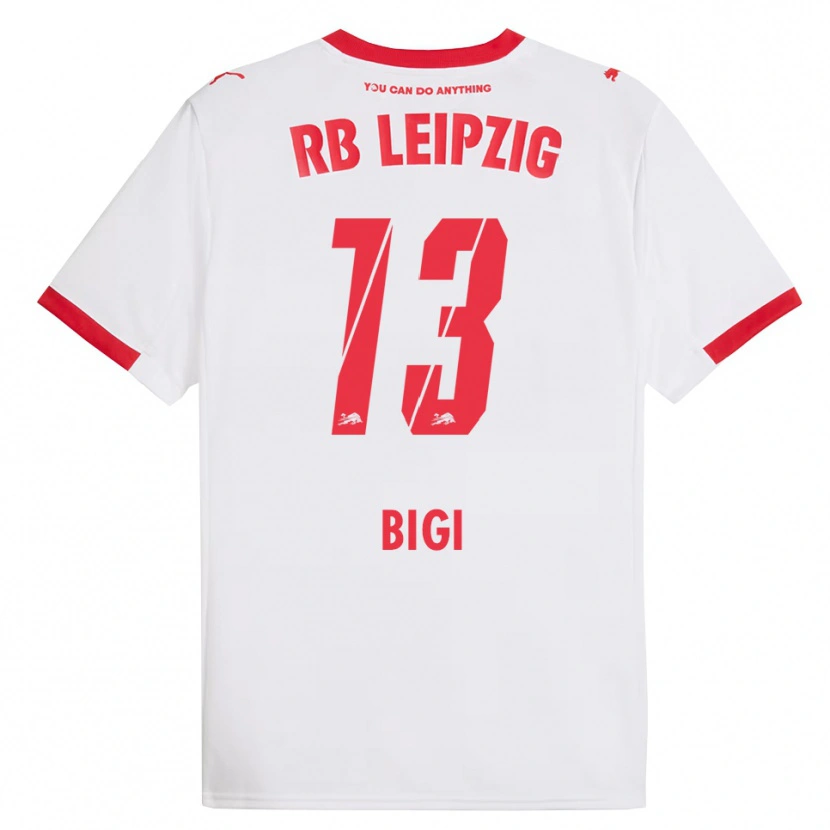 Danxen Kid Samim Bigi #13 White Red Home Jersey 2025/26 T-Shirt