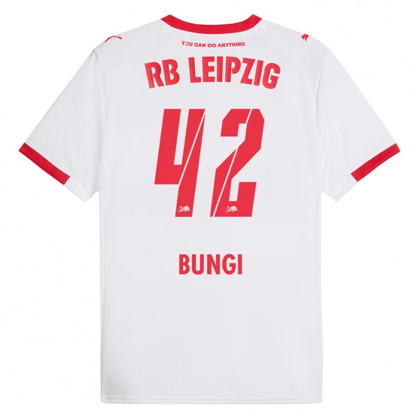Danxen Kid Joyeux Masanka Bungi #42 White Red Home Jersey 2025/26 T-Shirt