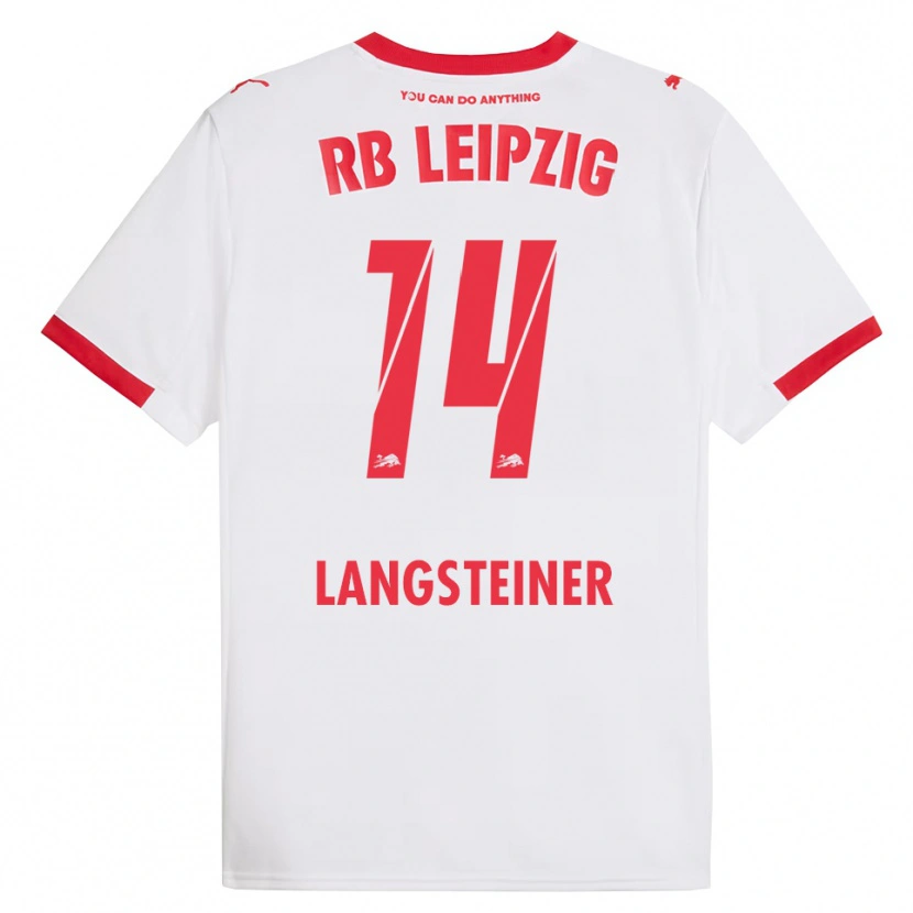 Danxen Kid Toni Langsteiner #14 White Red Home Jersey 2025/26 T-Shirt