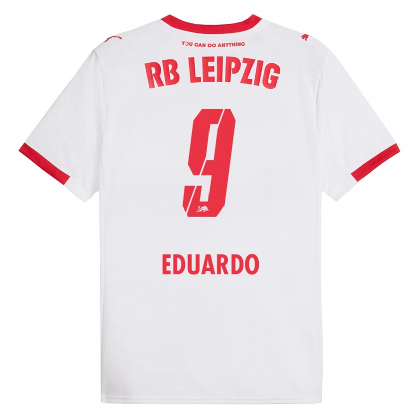 Danxen Kid Yannick Eduardo #9 White Red Home Jersey 2025/26 T-Shirt