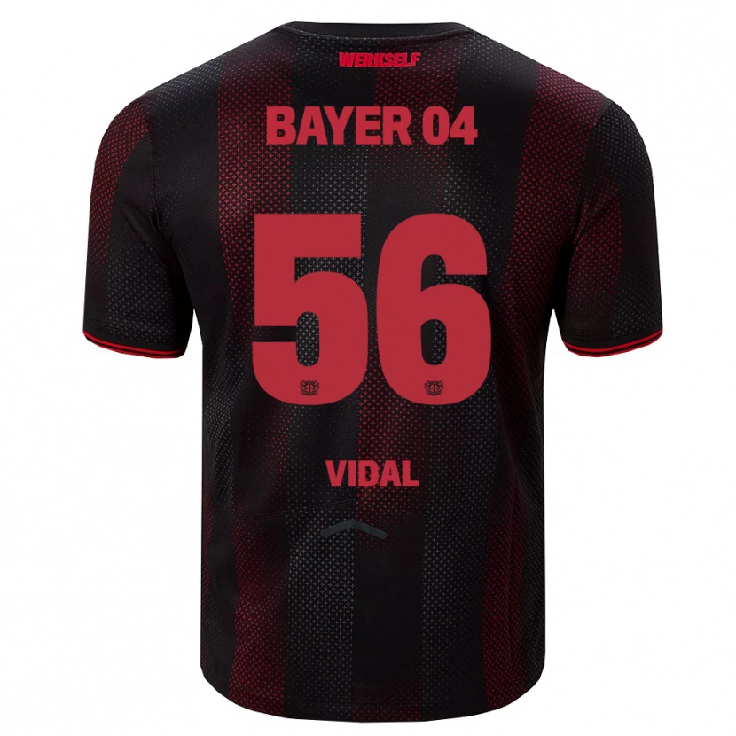 Danxen Kid Juliette Vidal #56 Black Red Home Jersey 2025/26 T-Shirt