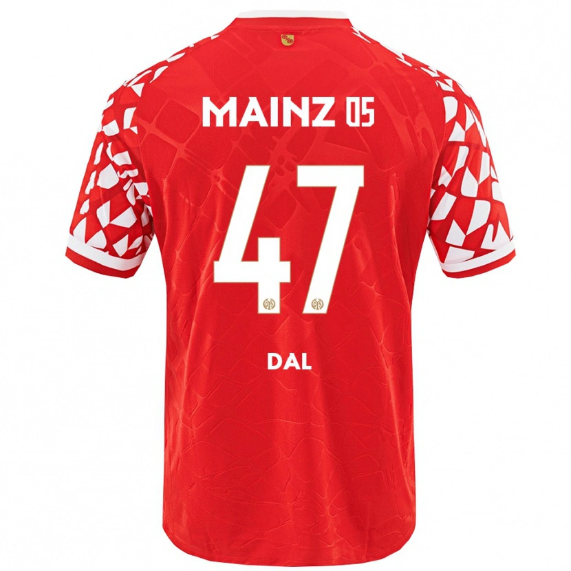 Danxen Kid Maxim Dal #47 Red White Home Jersey 2025/26 T-Shirt